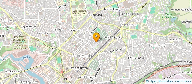 localisation de l'entreprise LA COMPAGNIE DU GI à BREST