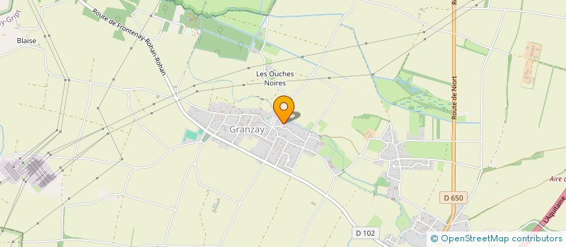 localisation de l'entreprise LA COMPAGNIE DU GRAND CHAT GRIS  GRANZAY GRIPT