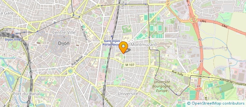 localisation de l'entreprise LA COMPAGNIE DU GRAND COURBE  DIJON