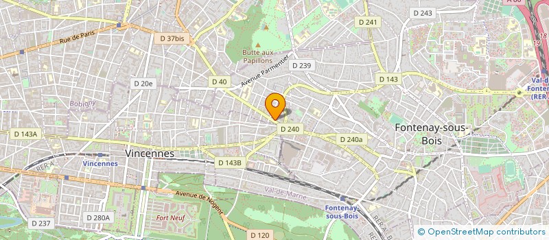 localisation de l'entreprise LA COMPAGNIE DU GYMNASE  PARIS