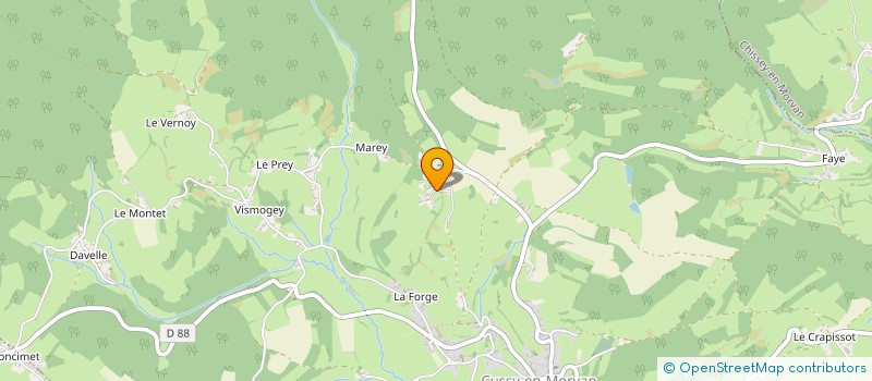 localisation de l'entreprise LA COMPAGNIE DU HANNETON à LA CELLE-EN-MORVAN