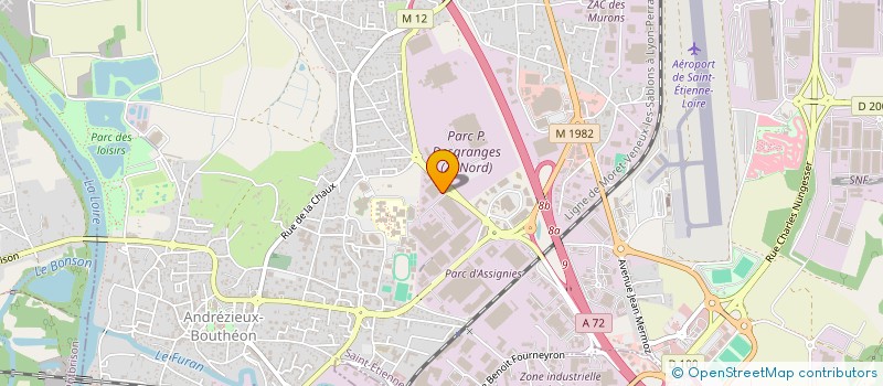 localisation de l'entreprise LA COMPAGNIE DU HERISSON  ANDREZIEUX-BOUTHEON