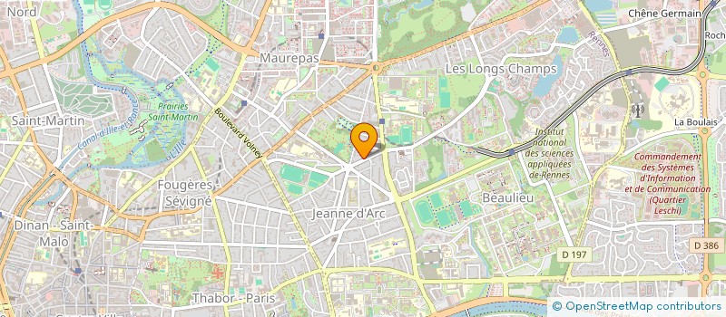 localisation de l'entreprise LA COMPAGNIE DU HURLEMENT  RENNES