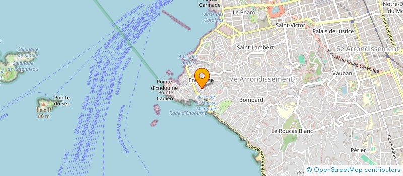localisation de l'entreprise LA COMPAGNIE DU JOUR AU LENDEMAIN à MARSEILLE
