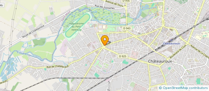 localisation de l'entreprise LA COMPAGNIE DU K.O à CHATEAUROUX