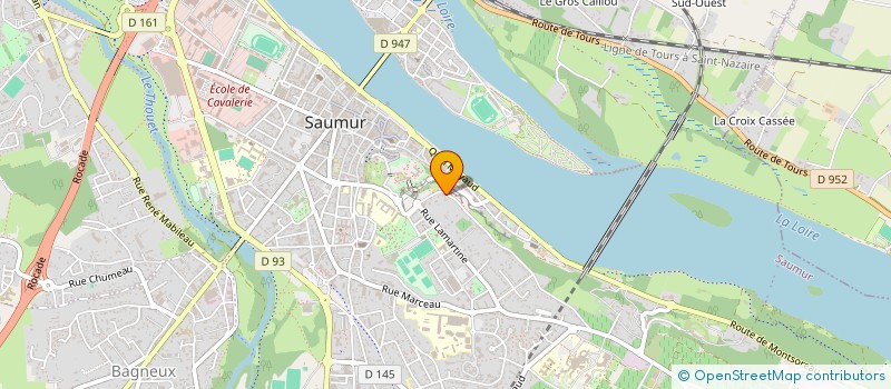 localisation de l'entreprise LA COMPAGNIE DU LAETATIO  SAUMUR