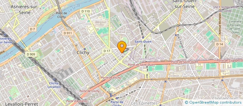 localisation de l'entreprise LA COMPAGNIE DU LIEU COMMUN à CLICHY
