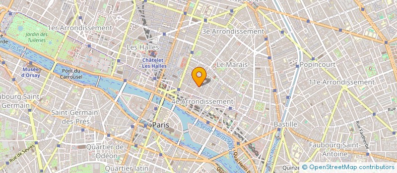 localisation de l'entreprise LA COMPAGNIE DU LION DES ARTS  PARIS