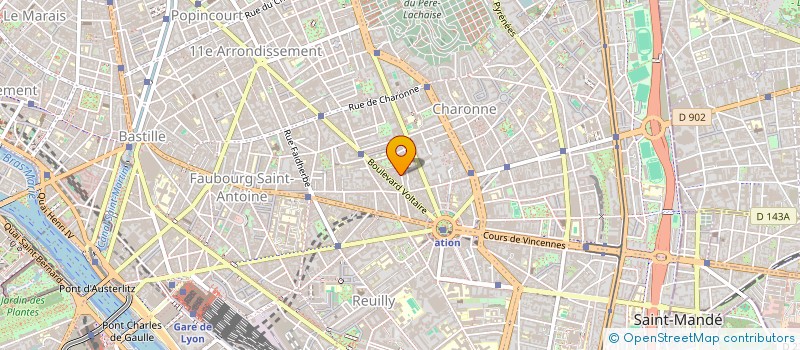 localisation de l'entreprise LA COMPAGNIE DU LIVRE DE LA NUIT  PARIS