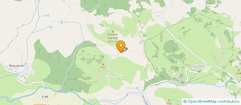 localisation de l'entreprise LA COMPAGNIE DU MARCHE à ALZEN
