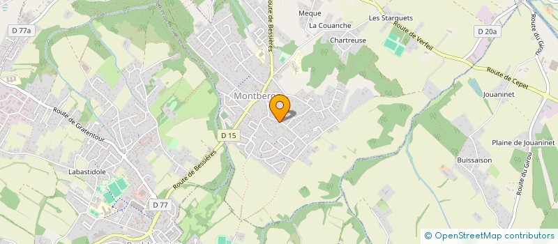 localisation de l'entreprise LA COMPAGNIE DU MONT BERON  MONTBERON