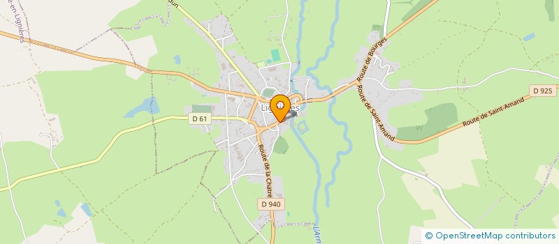 localisation de l'entreprise LA COMPAGNIE DU MOT - COEUR  LIGNIERES