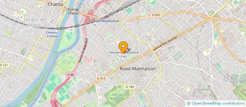 localisation de l'entreprise LA COMPAGNIE DU MOULIN à RUEIL-MALMAISON
