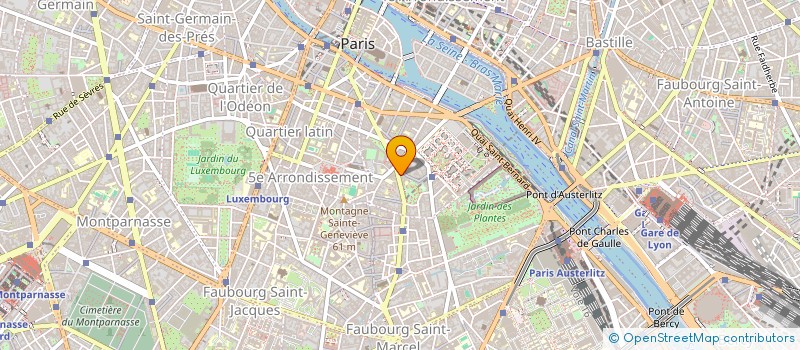 localisation de l'entreprise LA COMPAGNIE DU MOUTON NOIR  PARIS