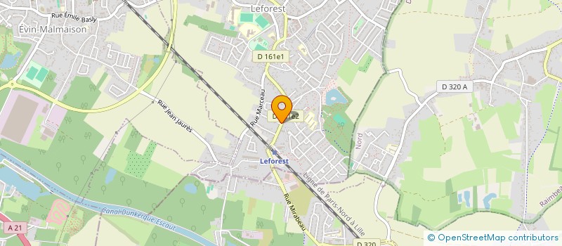 localisation de l'entreprise LA COMPAGNIE DU MYTHE  LEFOREST