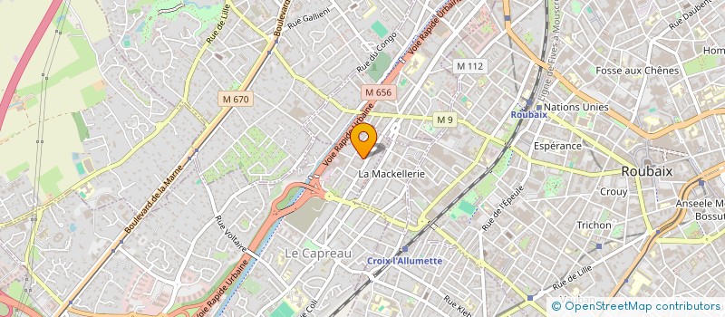 localisation de l'entreprise LA COMPAGNIE DU NORD  WASQUEHAL