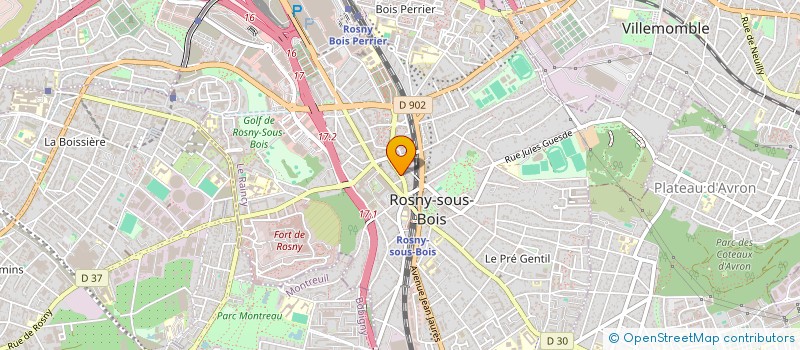 localisation de l'entreprise LA COMPAGNIE DU PASSAGE à ROSNY-SOUS-BOIS