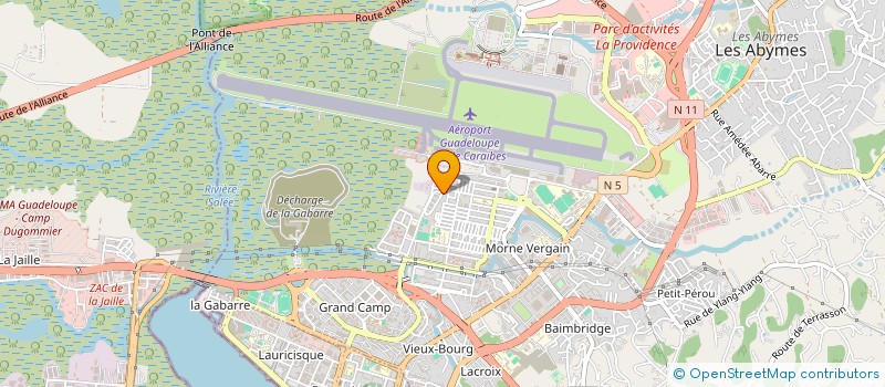 localisation de l'entreprise LA COMPAGNIE DU PELICAN JAUNE à LES ABYMES