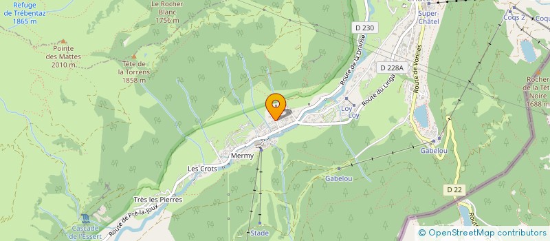 localisation de l'entreprise LA COMPAGNIE DU PERE NOEL  CHATEL