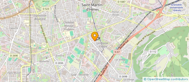 localisation de l'entreprise LA COMPAGNIE DU PETIT BONHOMME  SAINT-MARTIN-D'HERES