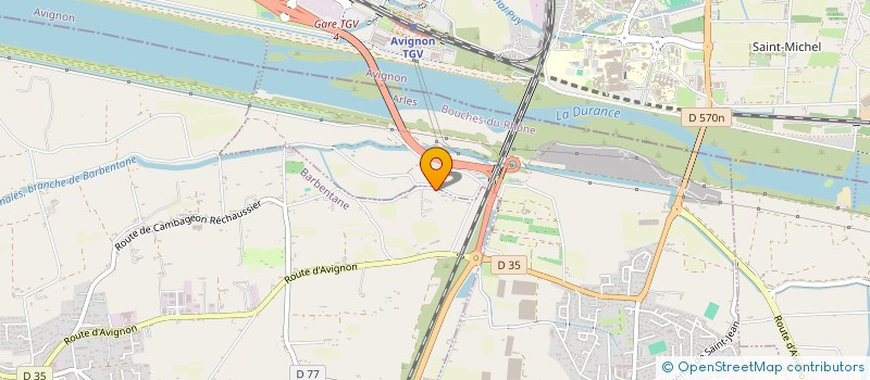 localisation de l'entreprise LA COMPAGNIE DU PETIT CLAUX  BARBENTANE