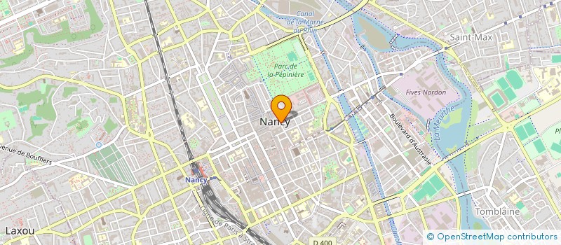 localisation de l'entreprise LA COMPAGNIE DU PETIT JARDIN  NANCY