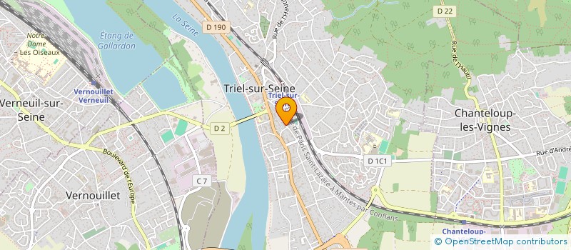 localisation de l'entreprise LA COMPAGNIE DU PETIT POUCET à TRIEL-SUR-SEINE