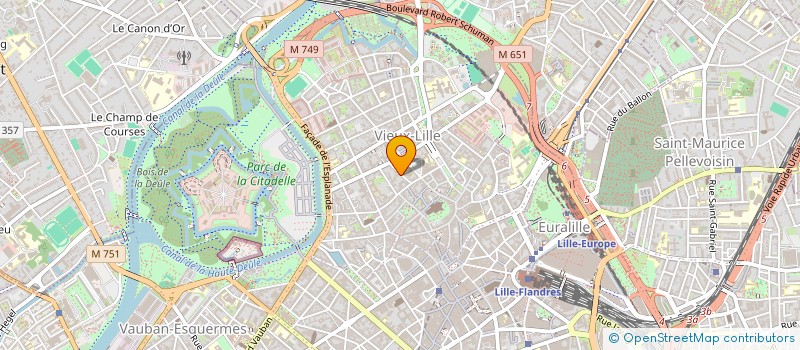 localisation de l'entreprise LA COMPAGNIE DU PHARAON à LILLE