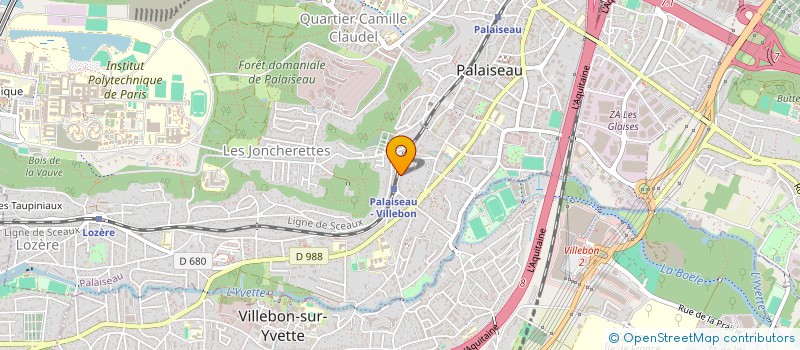 localisation de l'entreprise LA COMPAGNIE DU PHARE à PALAISEAU