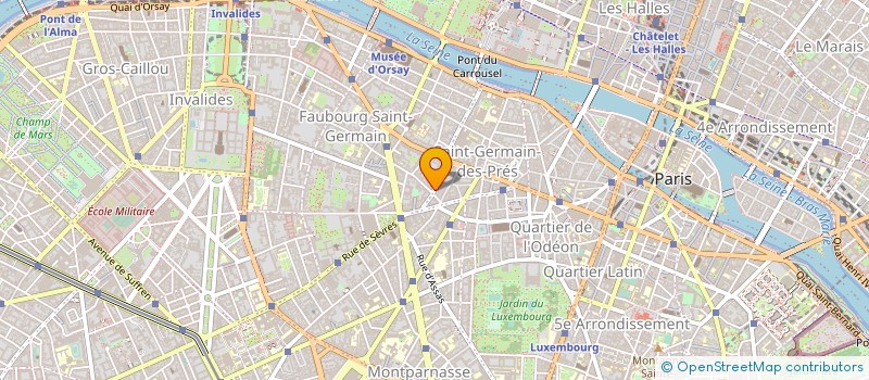 localisation de l'entreprise LA COMPAGNIE DU PHARE à PARIS