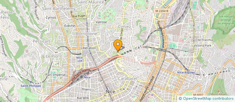 localisation de l'entreprise LA COMPAGNIE DU PORTE-BAGUETTE à NICE
