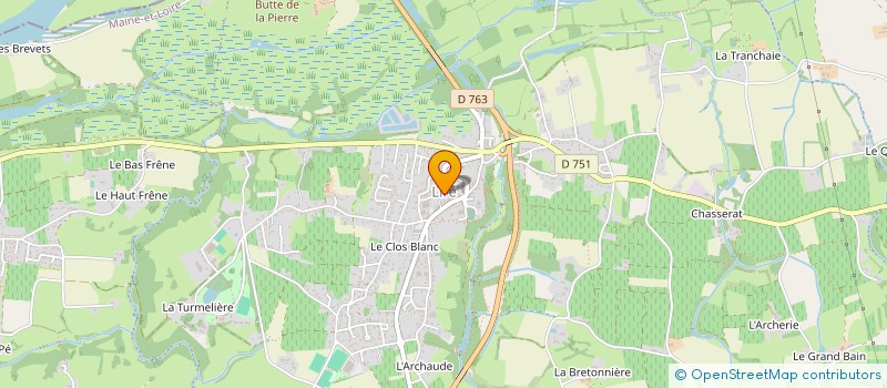 localisation de l'entreprise LA COMPAGNIE DU PREALABLE  OREE-D'ANJOU