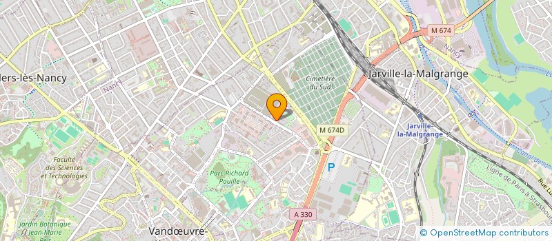 localisation de l'entreprise LA COMPAGNIE DU RAT-FUT  VANDUVRE-LES-NANCY