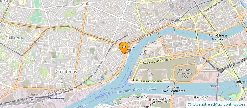 localisation de l'entreprise LA COMPAGNIE DU RIRE à NANTES