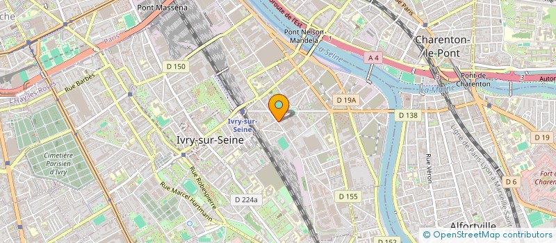 localisation de l'entreprise LA COMPAGNIE DU RIRE à IVRY-SUR-SEINE