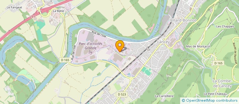 localisation de l'entreprise LA COMPAGNIE DU RIZ à LE VERSOUD
