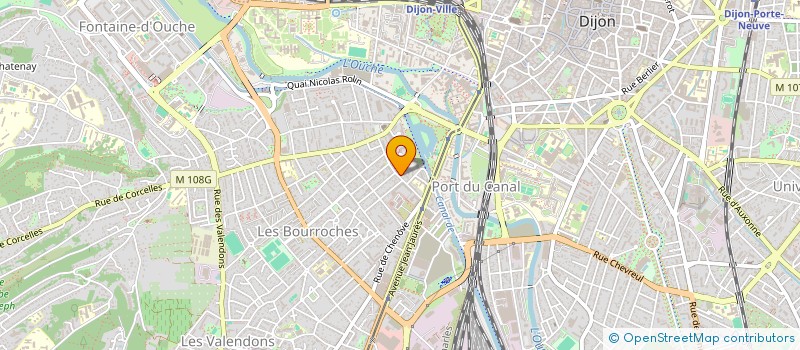 localisation de l'entreprise LA COMPAGNIE DU SABLIER à DIJON