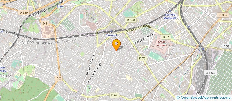 localisation de l'entreprise LA COMPAGNIE DU SERPENT LUNE à CLAMART