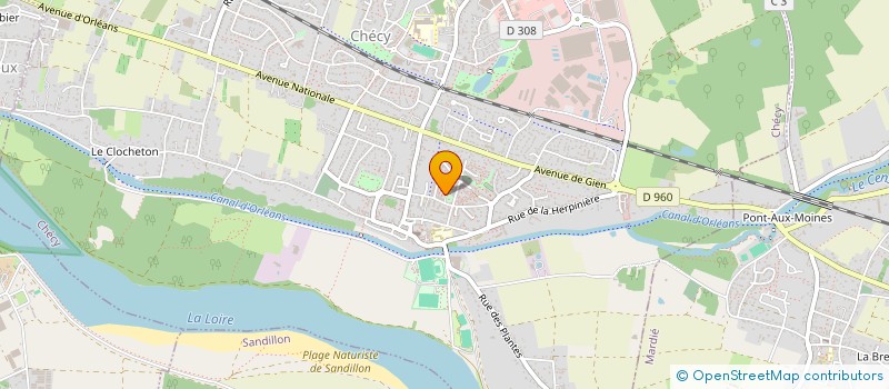 localisation de l'entreprise LA COMPAGNIE DU SI à CHECY
