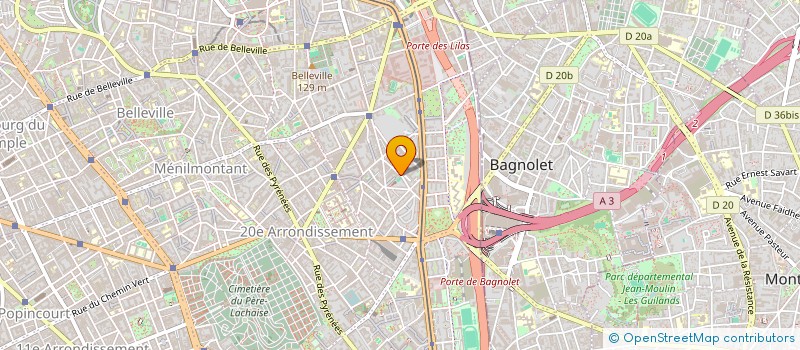 localisation de l'entreprise LA COMPAGNIE DU SON  PARIS