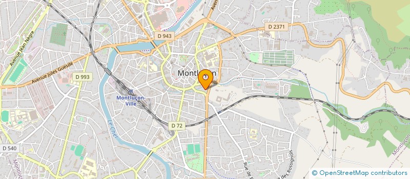 localisation de l'entreprise LA COMPAGNIE DU STYLO à MONTLUCON