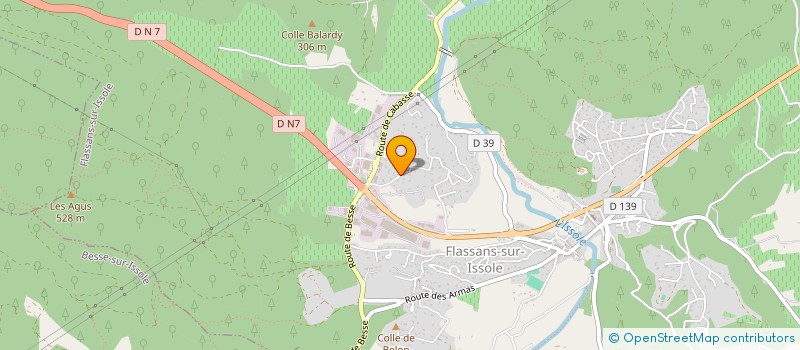 localisation de l'entreprise LA COMPAGNIE DU TAMBOURINAIRE  FLASSANS-SUR-ISSOLE