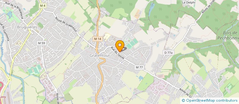 localisation de l'entreprise LA COMPAGNIE DU TEMPS RETROUVE  GRATENTOUR