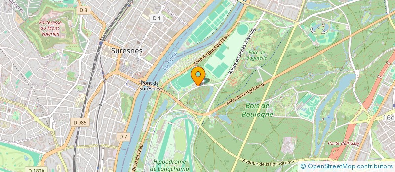 localisation de l'entreprise LA COMPAGNIE DU THEATRE ET DES ETOILES  PARIS