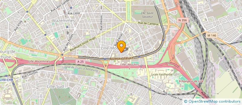 localisation de l'entreprise LA COMPAGNIE DU TIRE-LAINE à LILLE