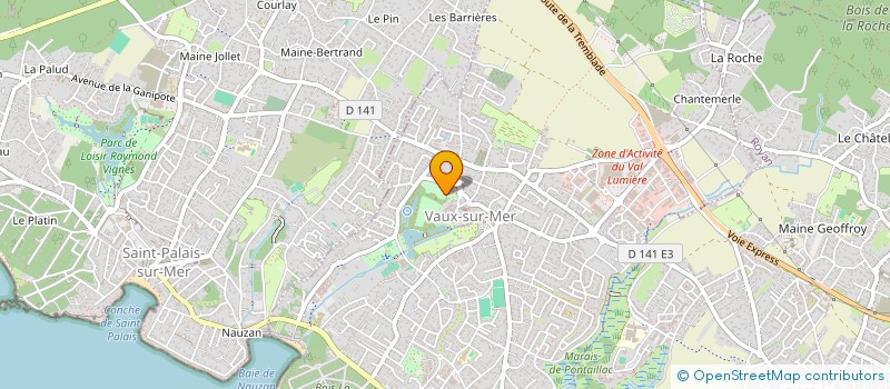 localisation de l'entreprise LA COMPAGNIE DU VAUDEVILLE  VAUX-SUR-MER