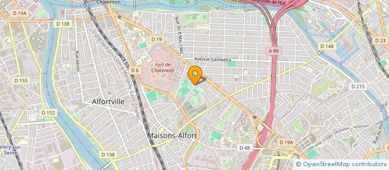 localisation de l'entreprise LA COMPAGNIE DU VEHICULE  MAISONS-ALFORT