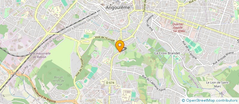 localisation de l'entreprise LA COMPAGNIE DU VENDREDI à ANGOULEME
