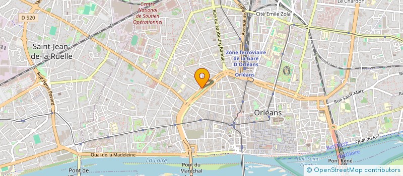 localisation de l'entreprise LA COMPAGNIE DU VERSEAU à ORLEANS