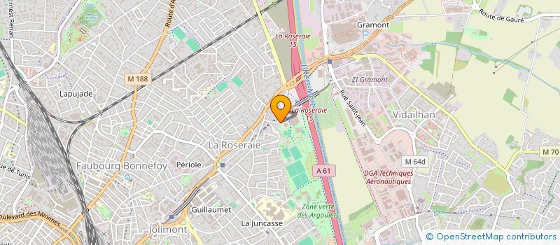 localisation de l'entreprise LA COMPAGNIE DU VIDE à TOULOUSE